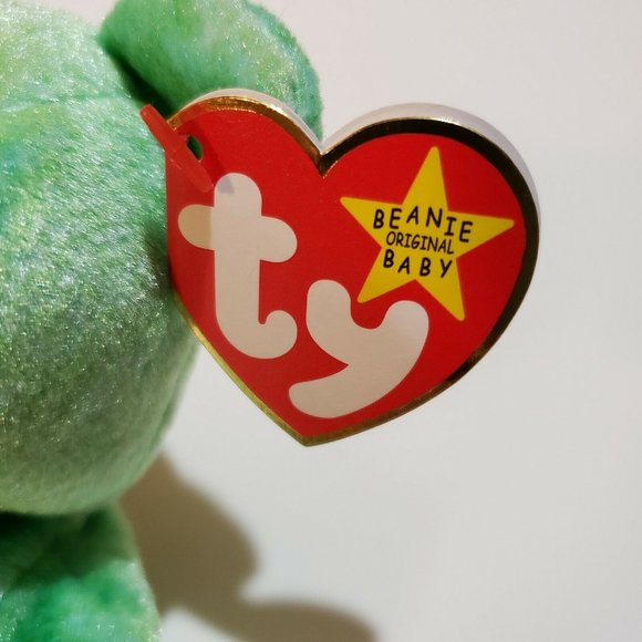 Ty Beanie Babies KICKS Soccer Football Bear - Picture 5 of 9